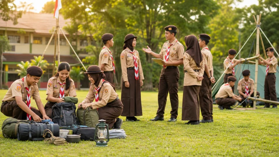 Cara Menanamkan Disiplin, Mandiri, dan Tanggung Jawab Lewat Pramuka