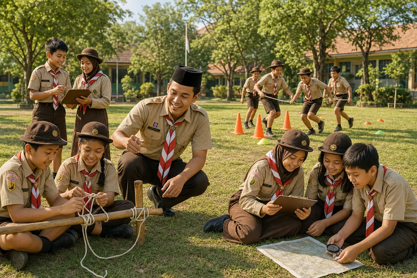 Cara Mengemas Materi SKU Menjadi Permainan Pramuka yang Menarik