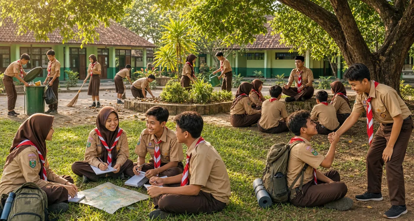 Cara Mengintegrasikan Nilai Dasa Darma dalam Kegiatan Latihan Pramuka
