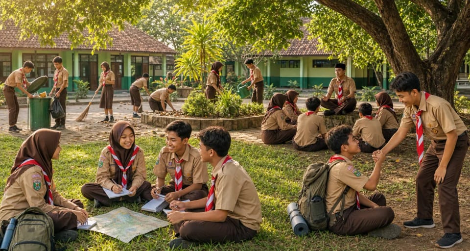 Cara Mengintegrasikan Nilai Dasa Darma dalam Kegiatan Latihan Pramuka