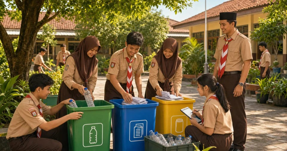 Ide Program Bank Sampah Mini Pramuka di Sekolah