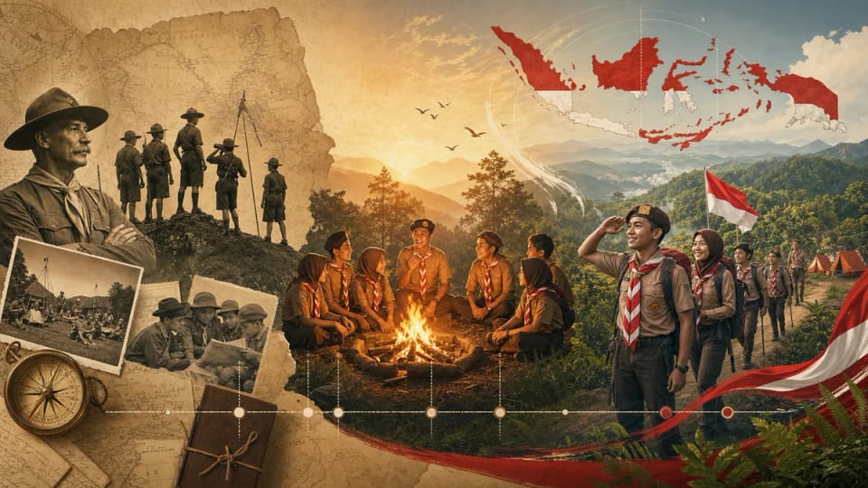 Jejak Perjalanan Pramuka di Indonesia dari Kepanduan hingga Kini