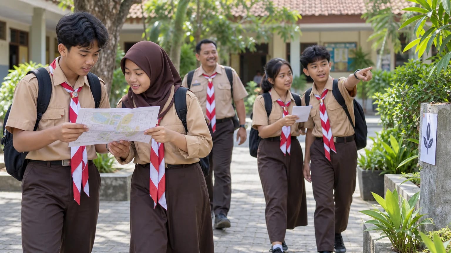 Jelajah Sekolah untuk MPLS Tanpa Perundungan: Panduan Kegiatan Pramuka