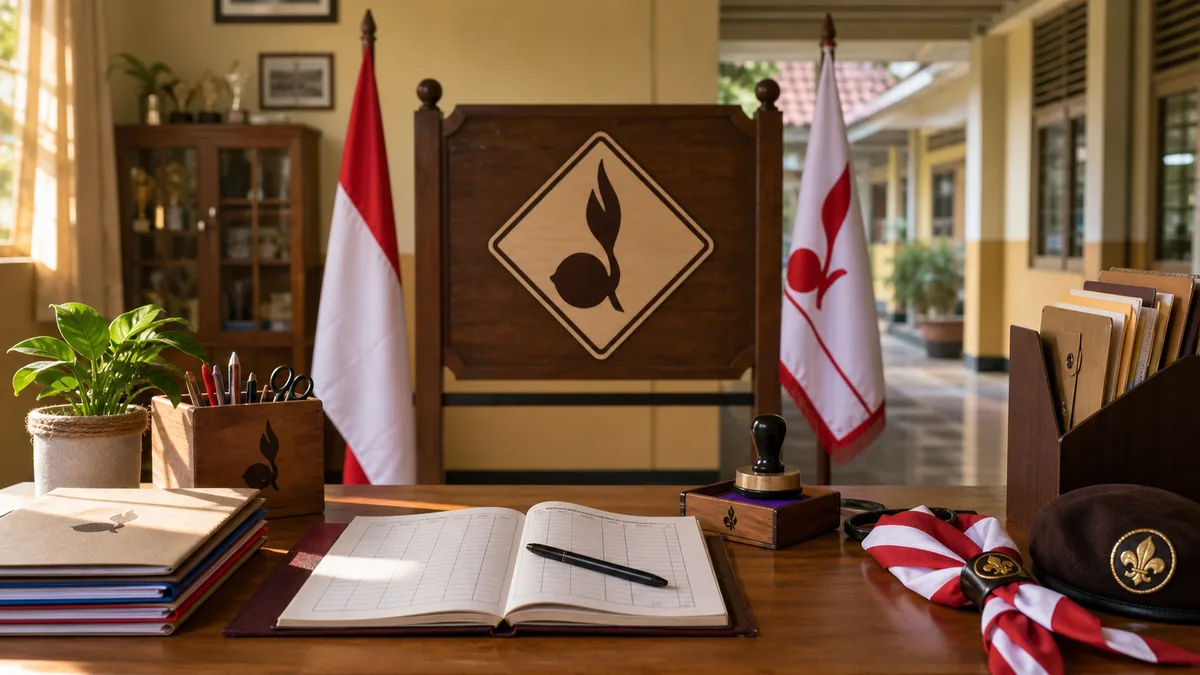 Ketentuan Papan Nama, Bendera, dan Stempel Gugus Depan