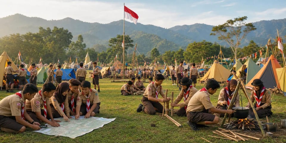 Mengenal Jambore Nasional dan Manfaatnya bagi Pramuka Penggalang