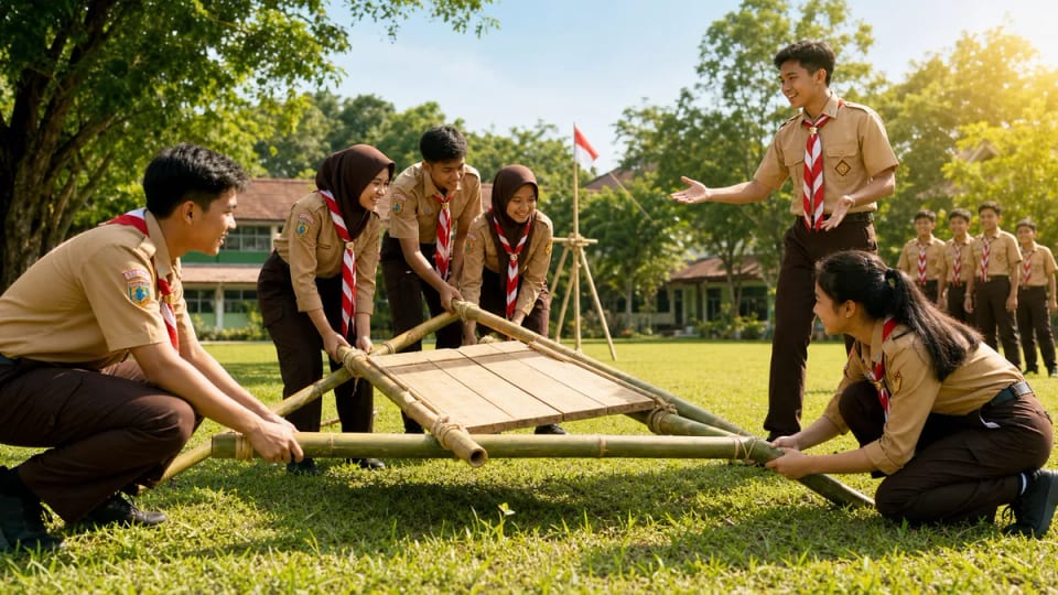 Permainan Edukatif Pramuka untuk Melatih Kerja Sama dan Kepemimpinan