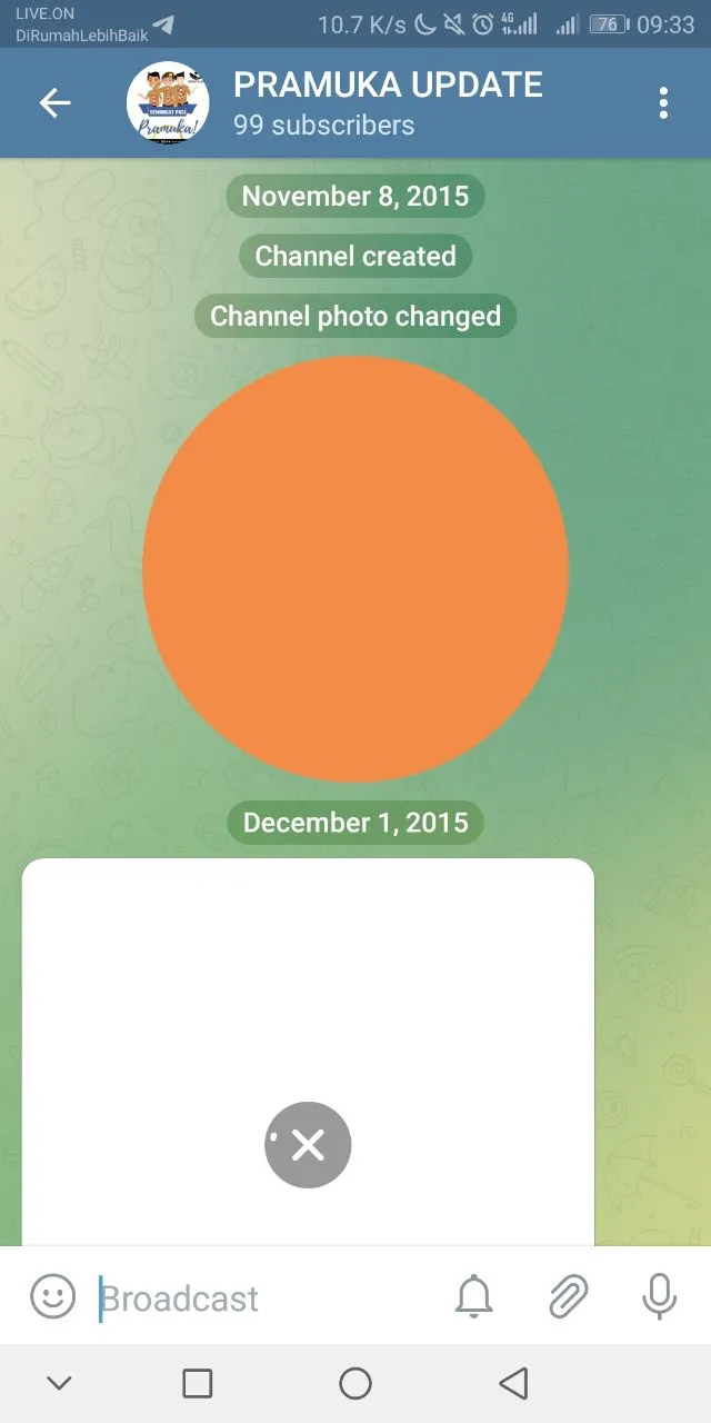 Pramuka di Telegram