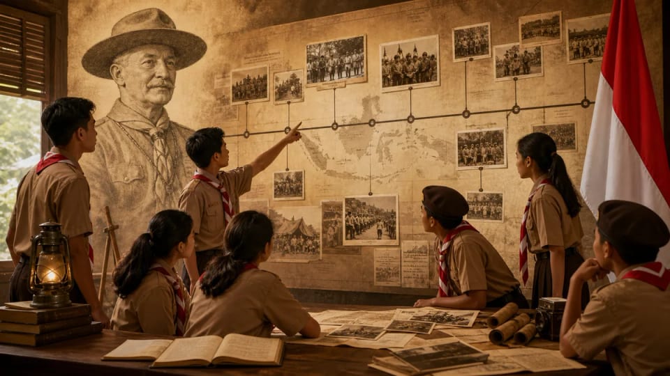 Sejarah Singkat Pramuka di Indonesia dari Kepanduan hingga Gerakan Pramuka