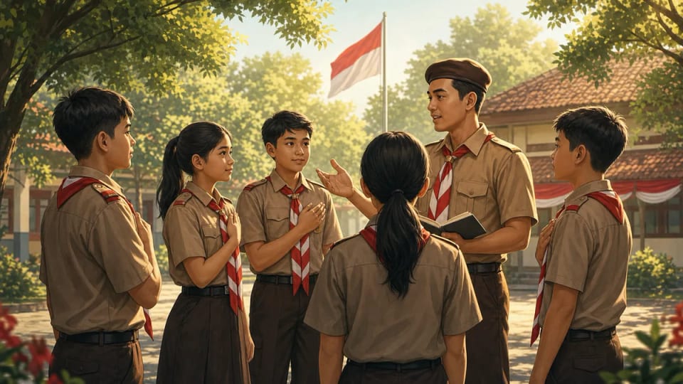 Tri Satya Pramuka Penggalang: Teks, Makna, dan Contoh Pengamalannya