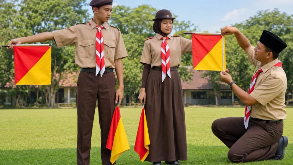 Ukuran Standar Bendera Semaphore dan Cara Menggunakannya