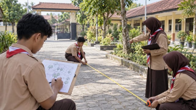 Cara Membuat Peta Lingkungan Sekolah untuk Proyek IPS