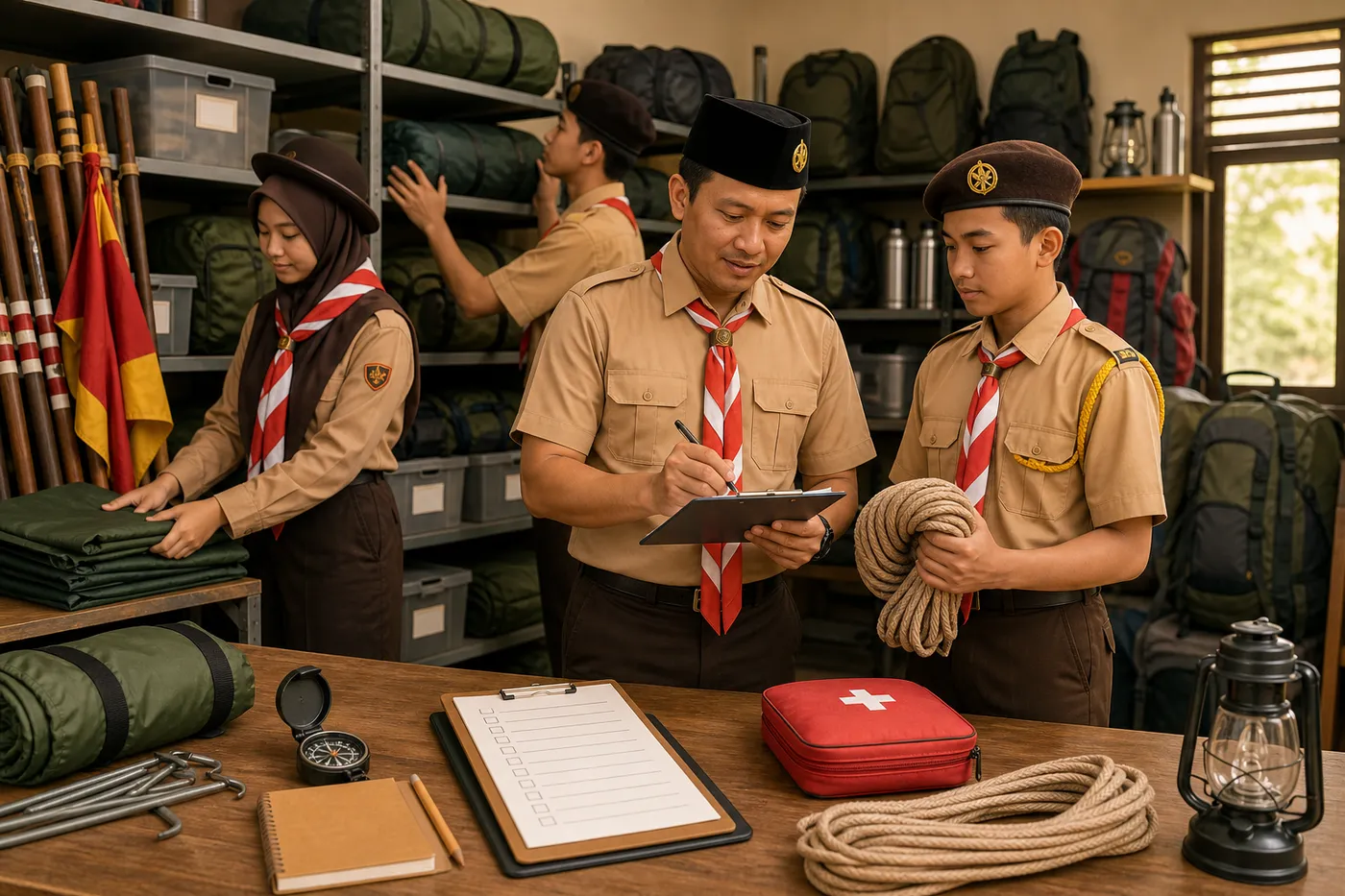 Cara Menyusun Format Inventaris Alat Pramuka di Gugus Depan