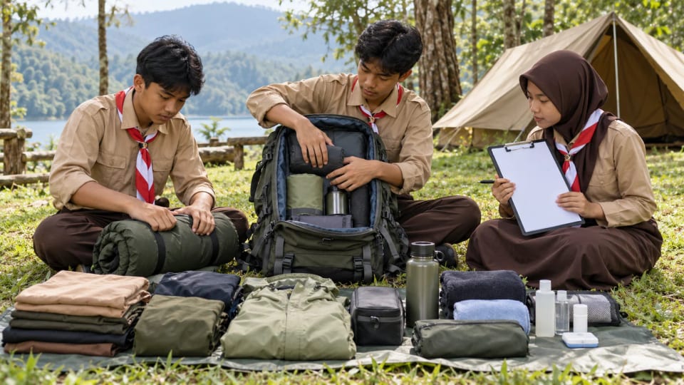 Cara Packing Ransel Pramuka yang Rapi dan Efisien untuk Perkemahan