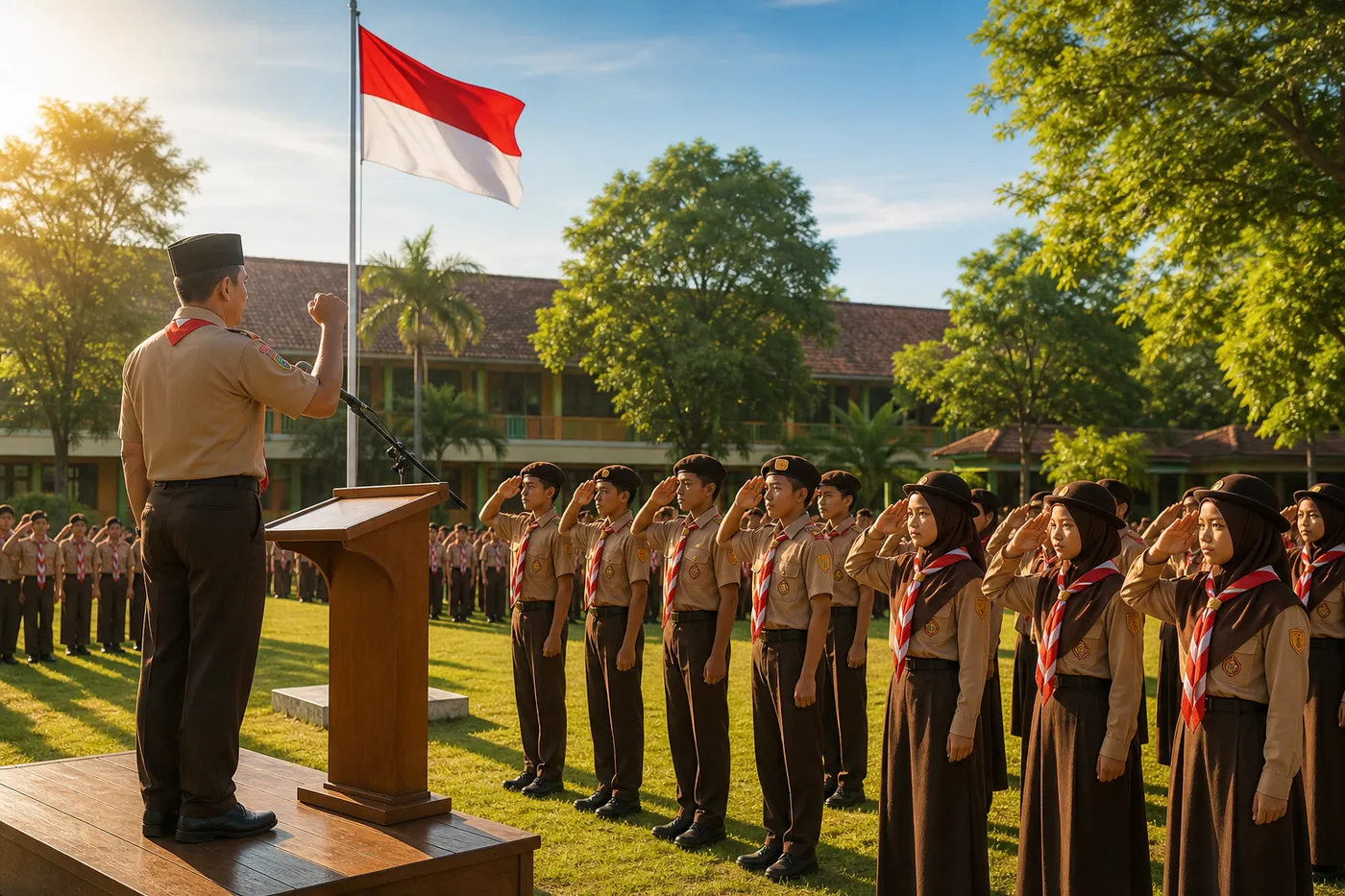 Contoh Sambutan Pembina Upacara Hari Pramuka yang Hangat dan Bermakna
