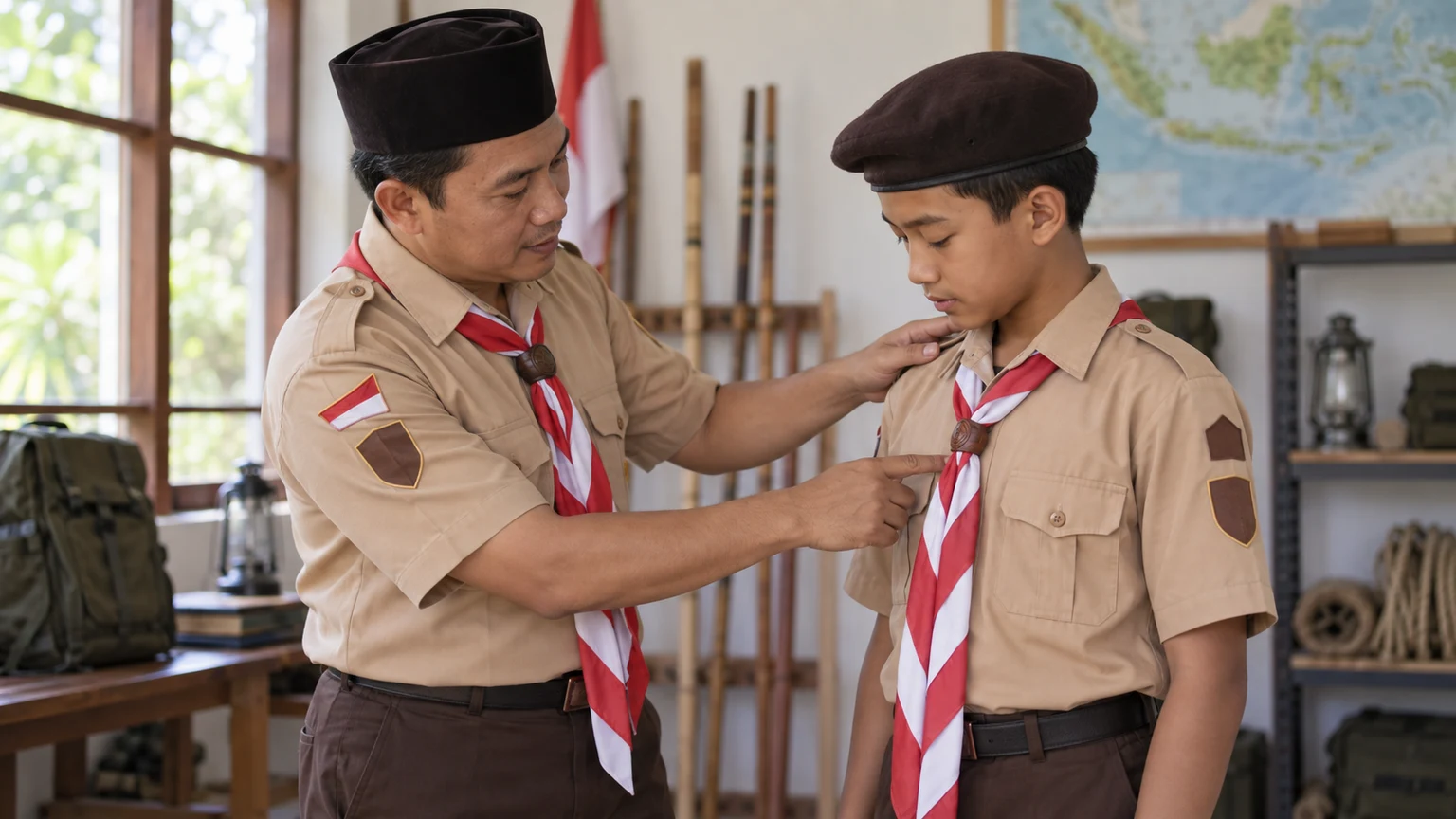 Etika Menggunakan Simbol, Seragam, dan Atribut Pramuka