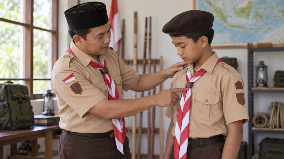 Etika Menggunakan Simbol, Seragam, dan Atribut Pramuka