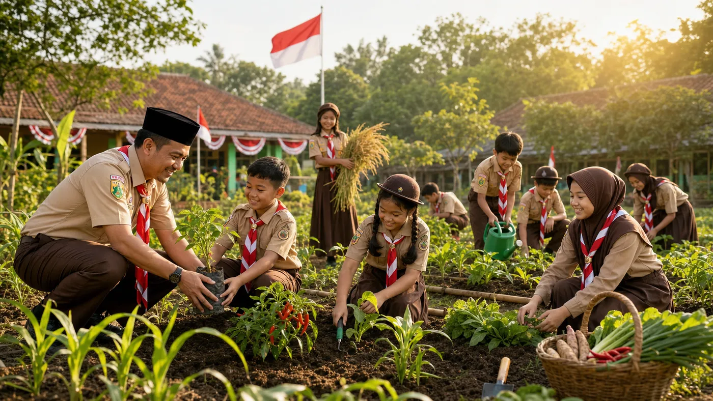 Hari Pramuka ke-65 Tahun 2026: Tema, Logo, dan Makna Gerakan Pramuka Menuju Indonesia Emas