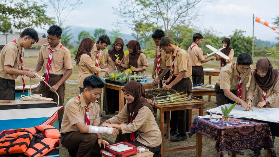 Jenis-Jenis Saka Pramuka dan Bidang Kegiatannya