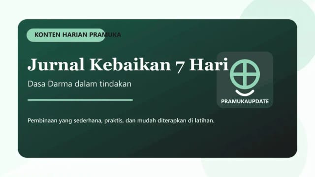 Jurnal Kebaikan 7 Hari: Dasa Darma yang Terlihat dalam Tindakan