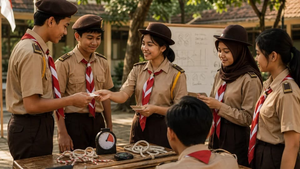 Kartu Tugas 15 Menit: Cara Sederhana Membagi Peran Regu Saat Latihan Pramuka