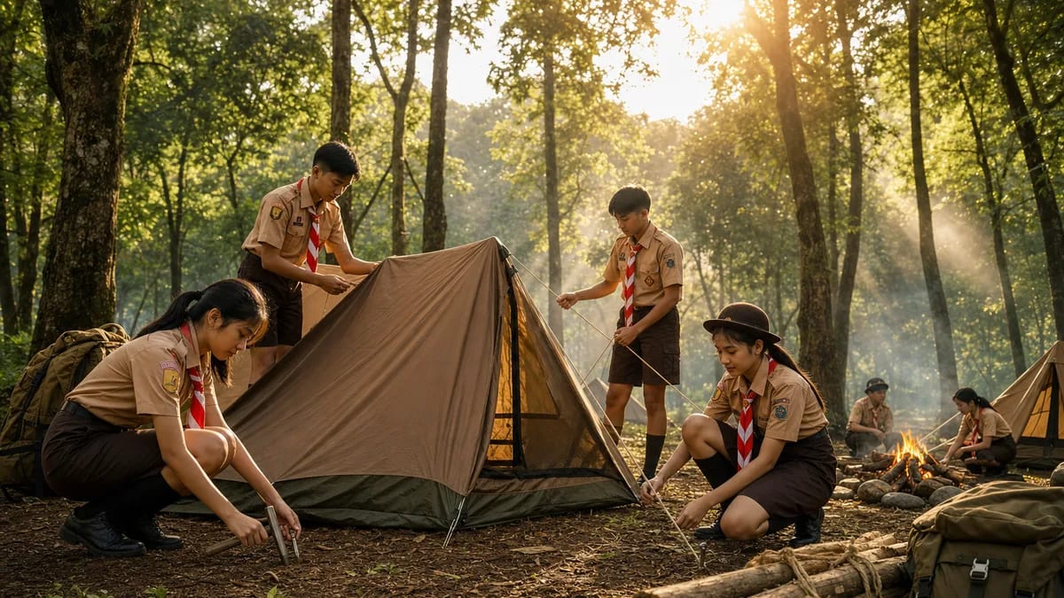 Manfaat Berkemah Bagi Pramuka Penggalang