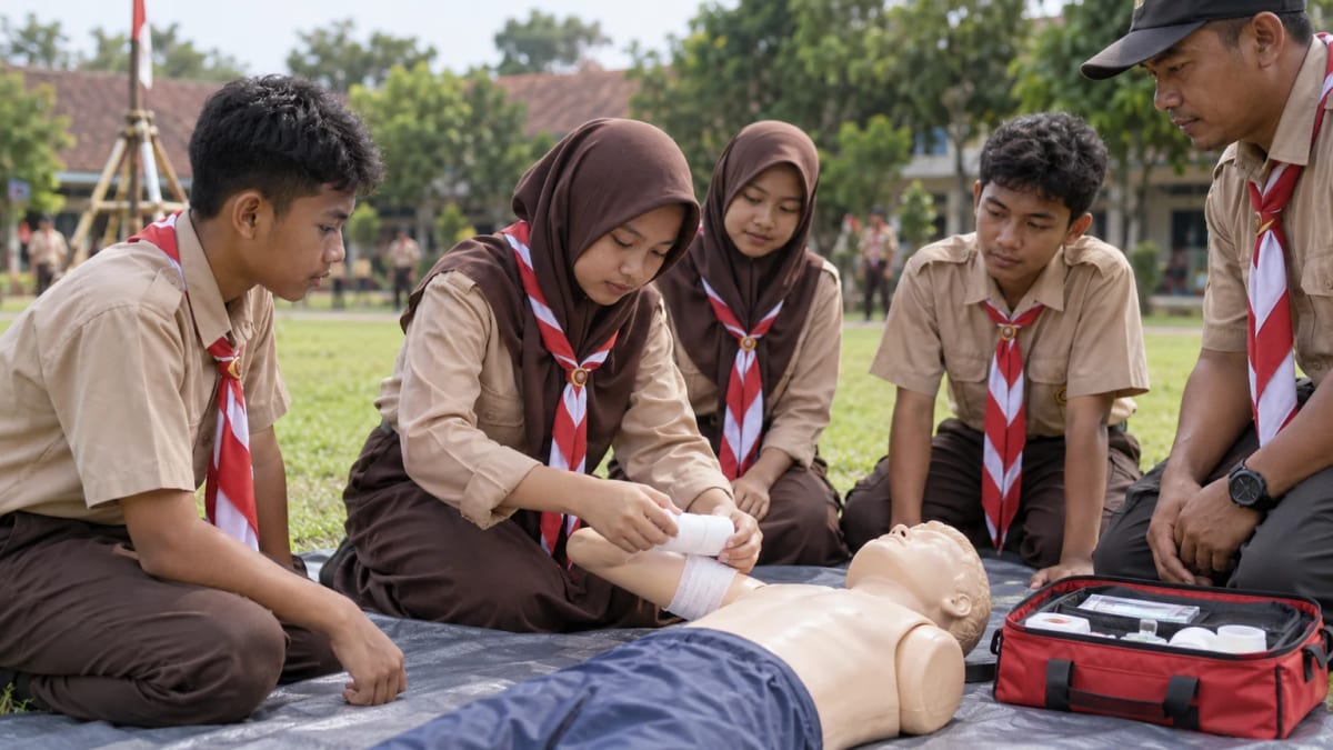 Materi PPPK/P3K Pramuka: Perlengkapan, Skenario Latihan, dan Batas Aman