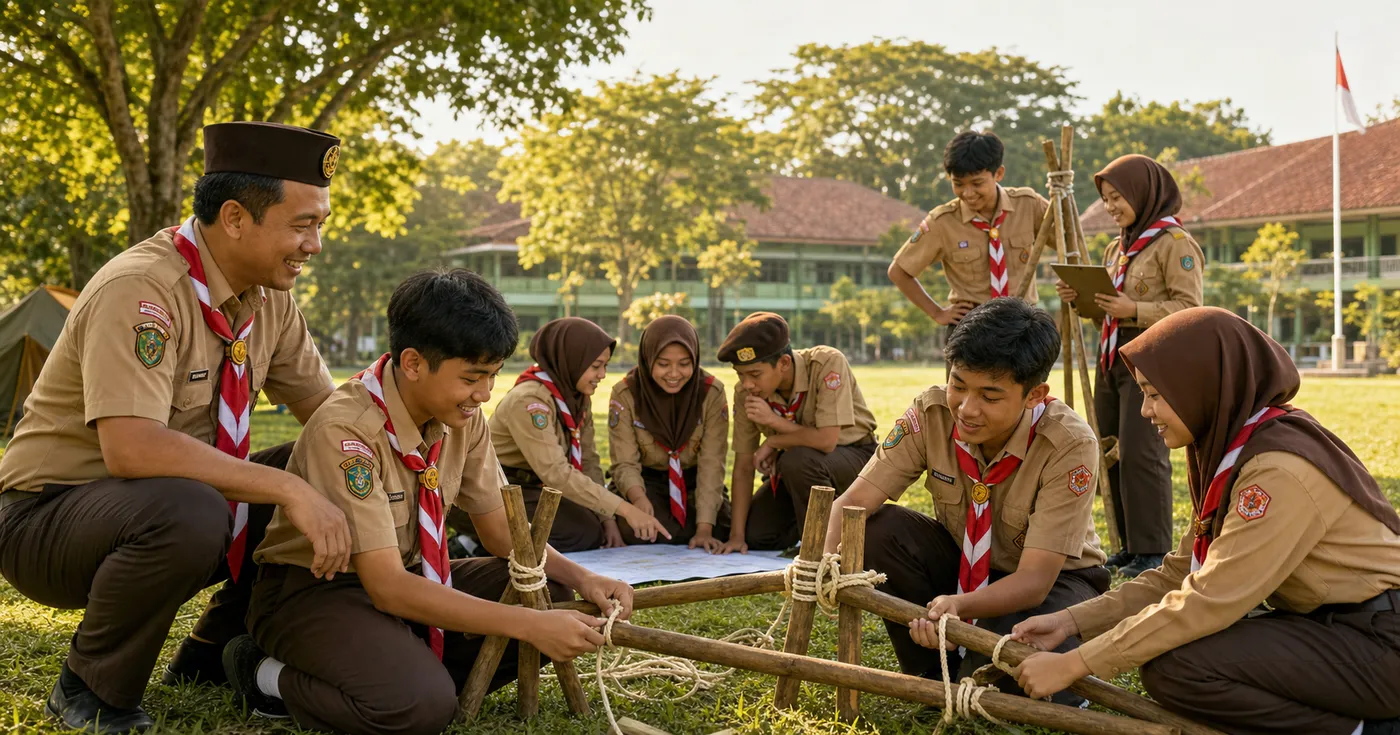 Membangun Tim Solid Lewat Kegiatan Pramuka: Panduan Praktis untuk Pembina
