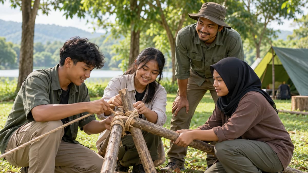 Nilai, Kecakapan, dan Sistem Among dalam UU Gerakan Pramuka (Pasal 5, 8–10)