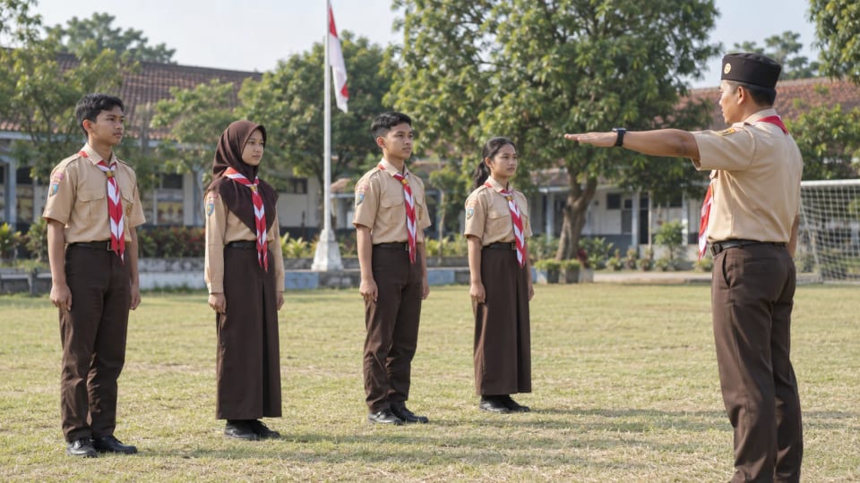 PBB Pramuka: Pengertian, Tujuan, Aba-Aba, dan Gerakan Dasar
