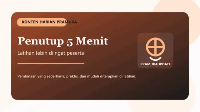 Penutup 5 Menit yang Bikin Latihan Diingat