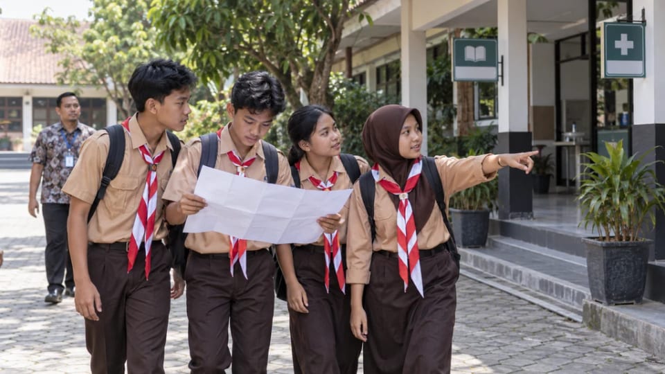 Permainan Peta Fasilitas Sekolah untuk Siswa Baru
