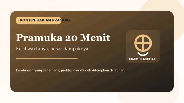 Pramuka 20 Menit: Kecil Waktunya, Besar Dampaknya