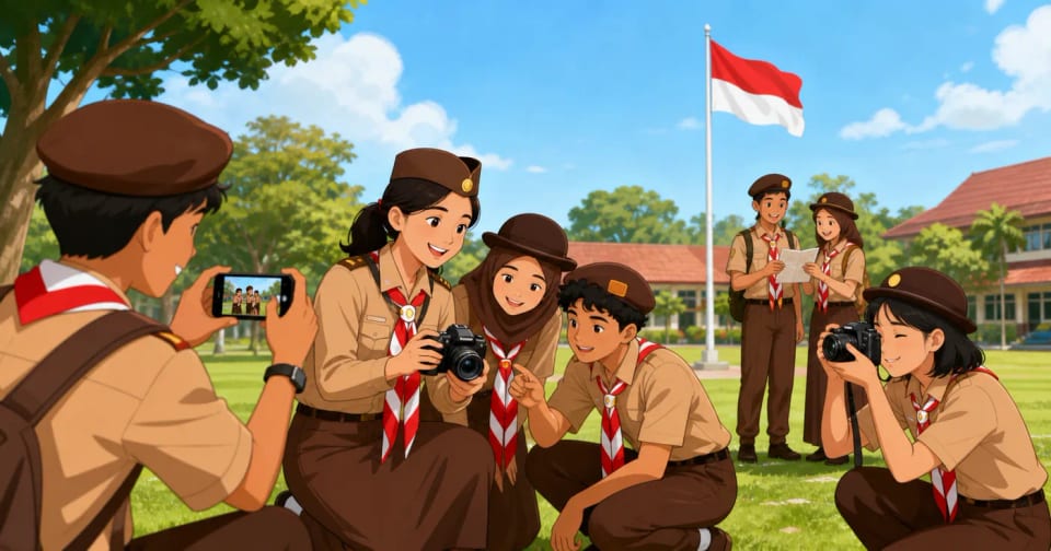 Pramuka dan Media Sosial: Cara Membagikan Kegiatan yang Edukatif dan Positif