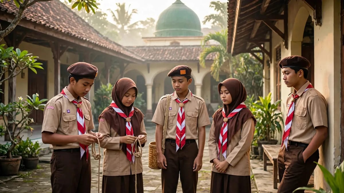 Pramuka Santri: Memadukan Kepramukaan dan Nilai Pesantren