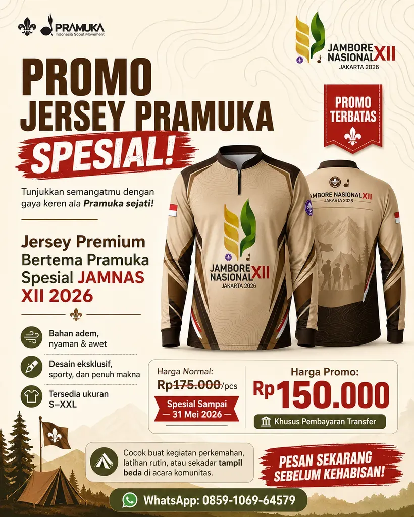 Jersey Pramuka Jamnas XII 2026