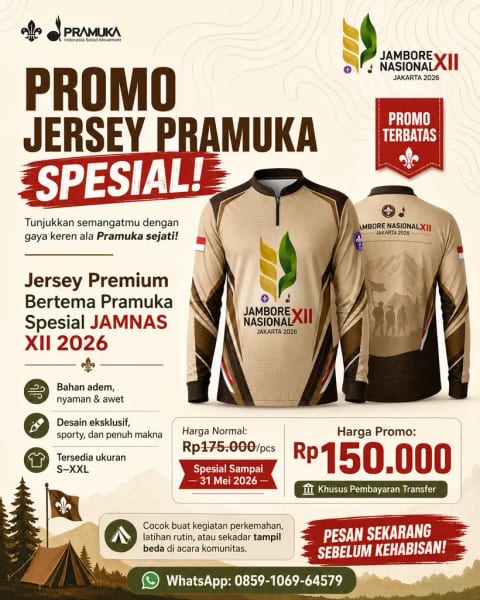Jersey Pramuka Jamnas XII 2026