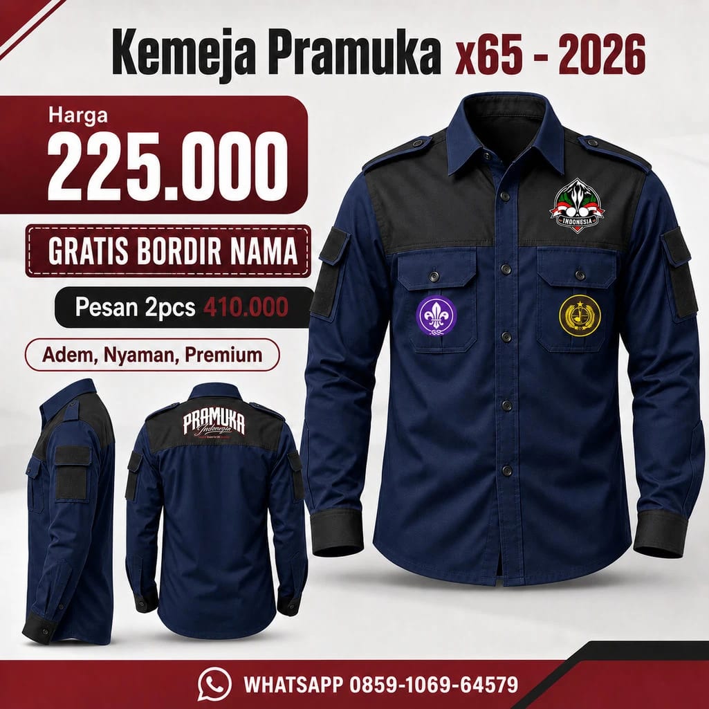 Kemeja Pramuka x65 - 2026