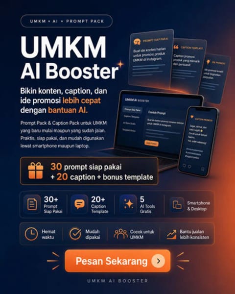 UMKM AI Booster: Prompt Pack & Caption Pack