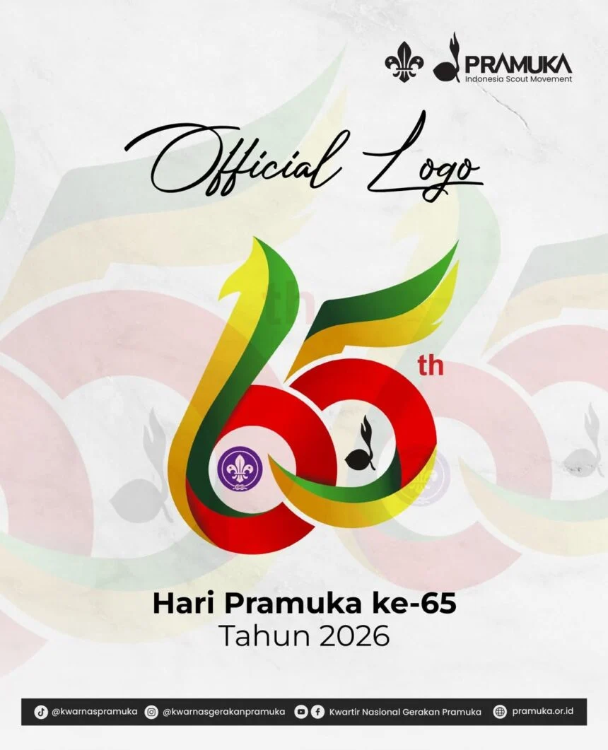 Logo Hari Pramuka ke-65 Tahun 2026