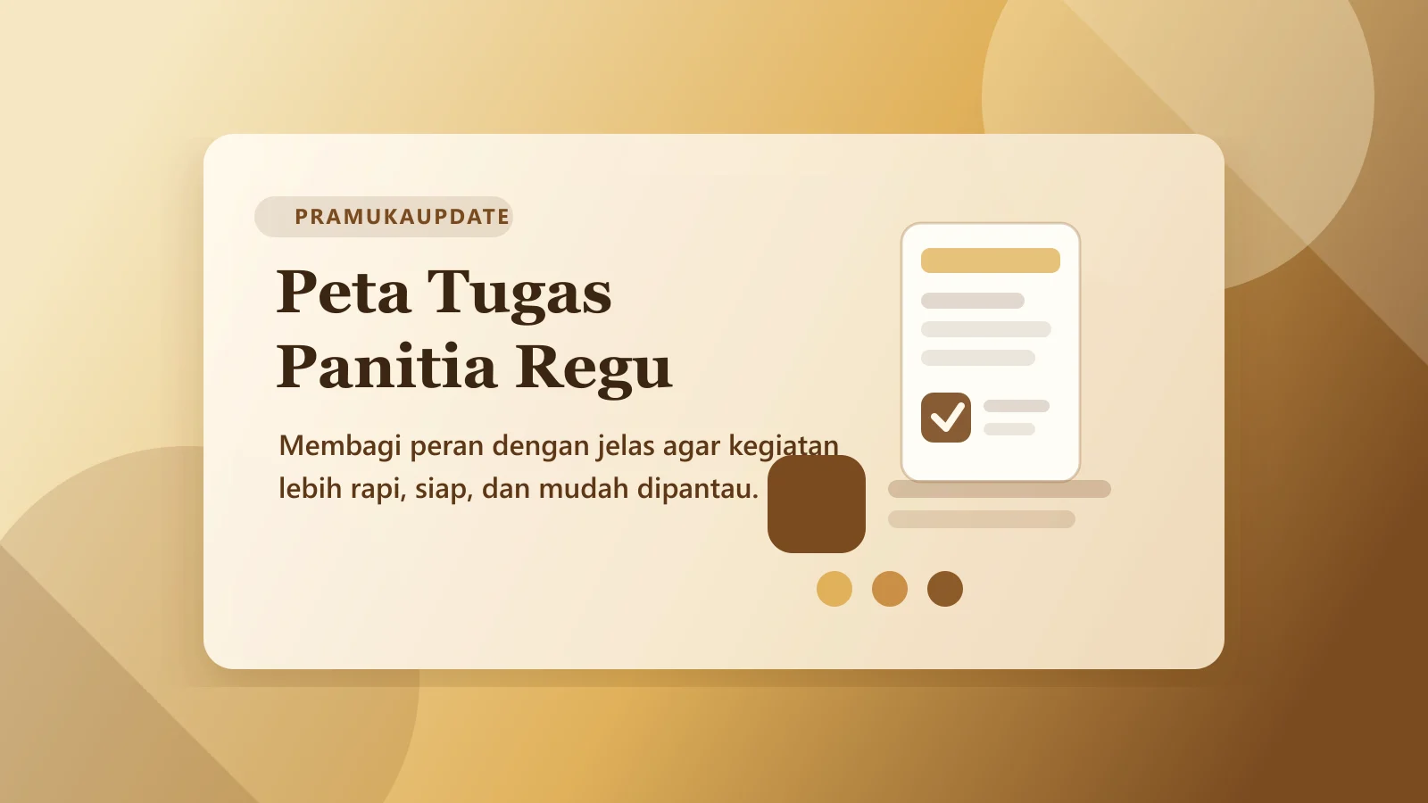 Peta Tugas Panitia Regu: Cara Sederhana Membuat Acara Sekolah Lebih Rapi