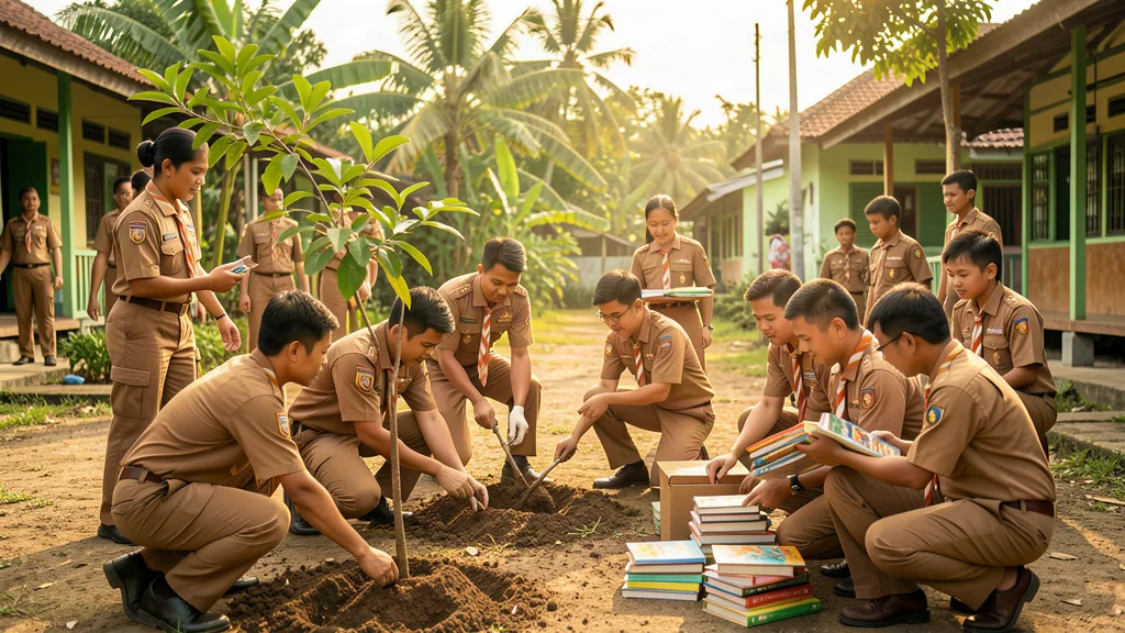 Pramuka dan Aksi Sosial: Cara Menumbuhkan Kepedulian Sejak Dini