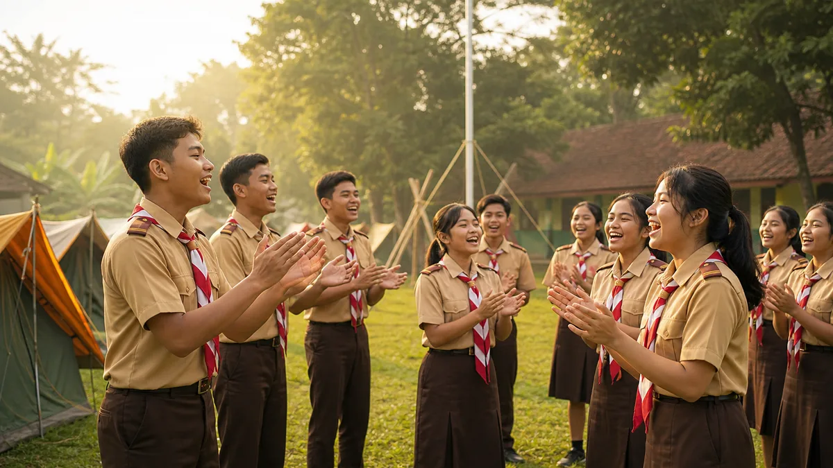 Yel Yel Pramuka Sebagai Penggugah Semangat dan Tawa