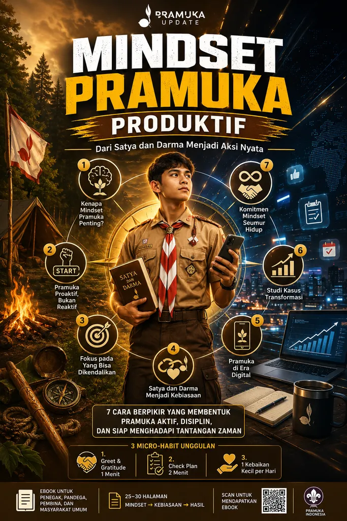 Mindset Pramuka Produktif: Dari Satya dan Darma Menjadi Aksi Nyata