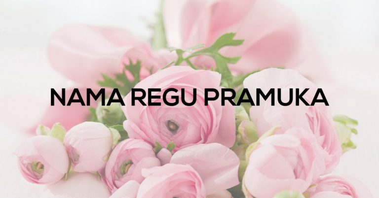 Nama Regu Pramuka