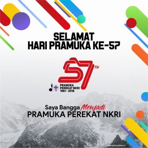 36 Desain Hari Pramuka 2018