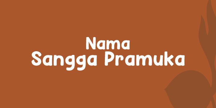 Nama Sangga Pramuka