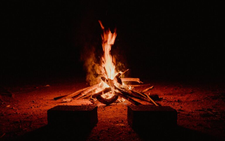 Api Unggun - outdoor fireplace during nighttime